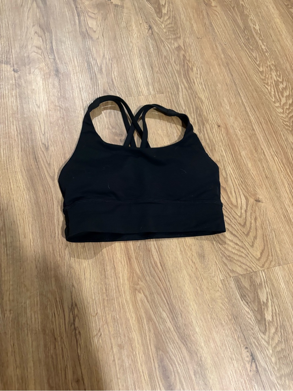 lululemon athletica Black Strappy Cross-Back Sports Bra